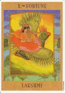Goddess Tarot Wheel of Fortune card